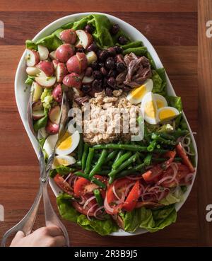 Classica Salade Nicoise Foto Stock