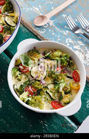 Verdure al forno varie Foto Stock