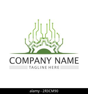 Logo Marcia Modello icona vettore illustration design Illustrazione Vettoriale