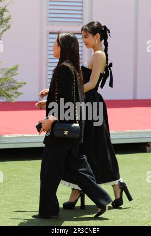 23 maggio 2023, Cannes, Cote d'Azur, Francia: JENNIE KIM partecipa alla fotocall di 'The Idol' durante il 76th° Festival annuale del cinema di Cannes al Palais des Festivals il 22 maggio 2023 a Cannes, Francia (Credit Image: © Mickael Chavet/ZUMA Press Wire) SOLO PER USO EDITORIALE! Non per USO commerciale! Foto Stock