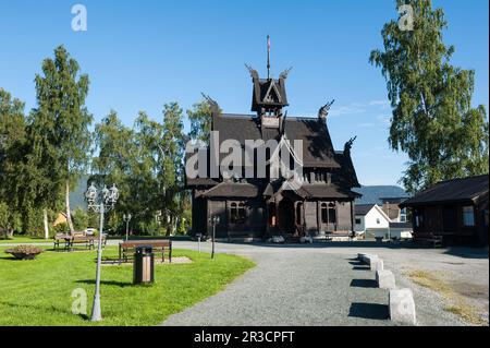The Norway Building, Orkanger, contea di Trøndelag, Norvegia. Foto Stock