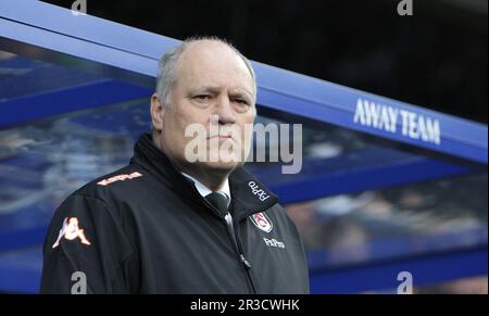 Il manager di Fulham Martin Jol prima del gameQueens Park Rangers 15/12/12 Queens Park Rangers V Fulham 15/12/12 la Premier League Foto: Richard Wash Foto Stock