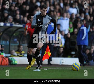 Gareth BaleTottenham Hotspur 2012/13 Leeds United V Tottenham Hotspur (2-1) 27/01/13 la fa Cup Fourth Round Photo: Robin Parker Fotosports Internatio Foto Stock