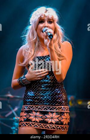 Pixie Lott, V2009, Hylands Park, Chelmsford, Essex, Regno Unito - 22 agosto 2009 Foto Stock