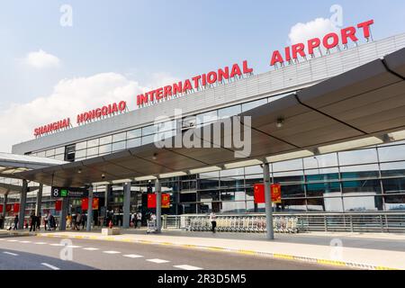 Flughafen Shanghai Hongqiao International Airport Terminal 2 in Cina Foto Stock