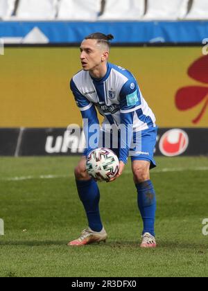 Calciatore turco-tedesco Baris Atik 1.FC Magdeburg DFB 3.Liga stagione 2020-21 Foto Stock