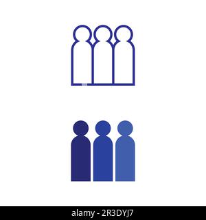 Logo People, Team, Succes People Work, Group and Community, vettore e design del logo Group Company e Business Care, logo Family Icon Succes Illustrazione Vettoriale