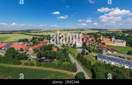 Zilly ormeggiato castello Harz contea Foto Stock