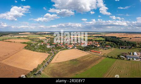 Foto aeree da Schielo sui monti Harz Foto Stock