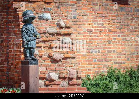 Piccolo monumento soldato Foto Stock