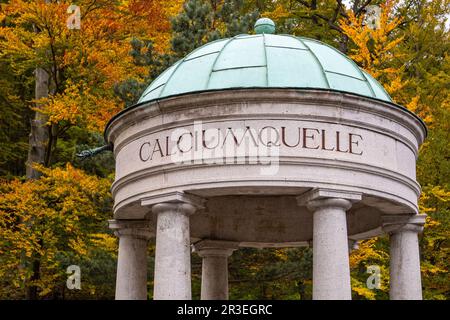 Impressioni autunnali da Bad Suderode sulle montagne Harz al Selketal Stieg Foto Stock