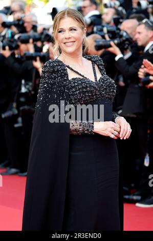 Rita Wilson bei der Premiere des Kinofilms 'Asteroid City' auf dem Festival de Cannes 2023 / 76. Internationale Filmfestspiele von Cannes im Palais des Festivals. Cannes, 23.05.2023 Foto Stock