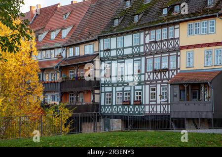 Impressioni fotografiche da Erfurt, capitale dello stato della Turingia Foto Stock