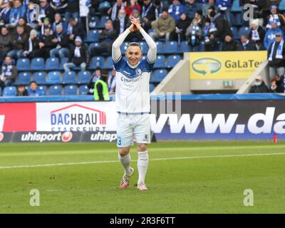 Baris Atik 1.FC Magdeburgo 1. FC Magdeburg vs. SV Wehen Wiesbaden, Football 3.Liga 25th Matchday Stagione 2021-2022 su 05.02.2022 Foto Stock