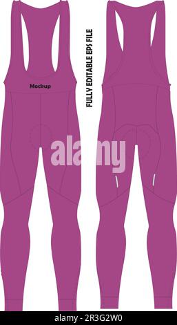 Tights BiB Mock up Illustrazione Vettoriale