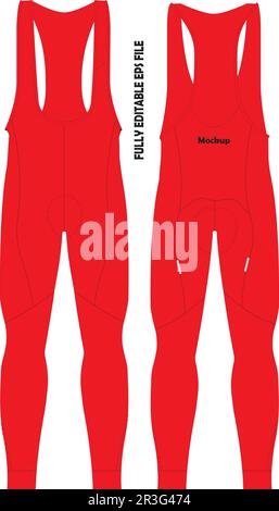 Tights BiB Mock up Illustrazione Vettoriale