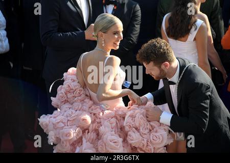 Cannes, Francia. 23rd maggio, 2023. Asteroide City Red Carpet - il 76th° Festival annuale di Cannes CANNES CANNES, FRANCIA, il 23 maggio 2023. (Foto di Lionel Urman/Sipa USA) Credit: Sipa USA/Alamy Live News Foto Stock