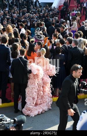 Cannes, Francia. 23rd maggio, 2023. Asteroide City Red Carpet - il 76th° Festival annuale di Cannes CANNES CANNES, FRANCIA, il 23 maggio 2023. (Foto di Lionel Urman/Sipa USA) Credit: Sipa USA/Alamy Live News Foto Stock