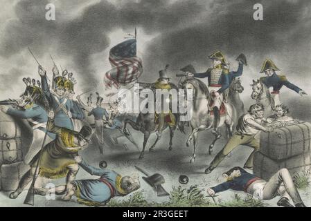 8 gennaio 1814 - la battaglia di New Orleans Foto Stock