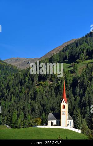 Chiesa parrocchiale di Winnebach in Alto Adige Foto Stock