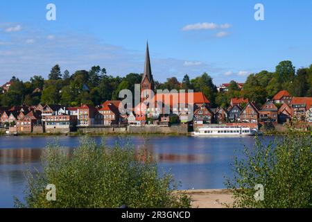 Chiesa di Maria Maddalena a Lauenburg sull'Elba Foto Stock