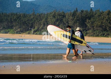 Surf a Hainan Foto Stock