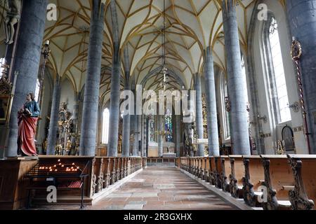 Chiesa parrocchiale cattolica barocca Maria Himmelfahrt Schwaz Foto Stock