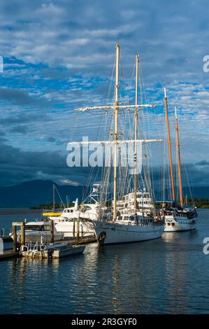 Il porto di Nadi, Viti Lewu, Isole Figi Foto Stock