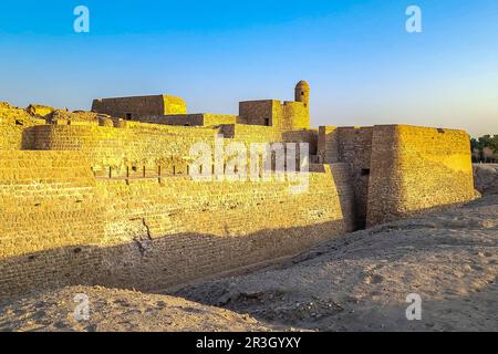 Sito UNESCO Qall'at al-Bahrain o il Bahrain Fort, Regno del Bahrain Foto Stock