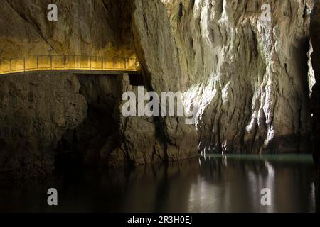 Grotta di Skocjanske nel Parco Nazionale di Skocjanske, Istria, Slovenia Foto Stock