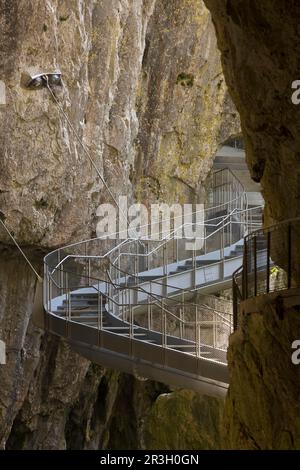 Grotta di Skocjanske nel Parco Nazionale di Skocjanske, Istria, Slovenia Foto Stock