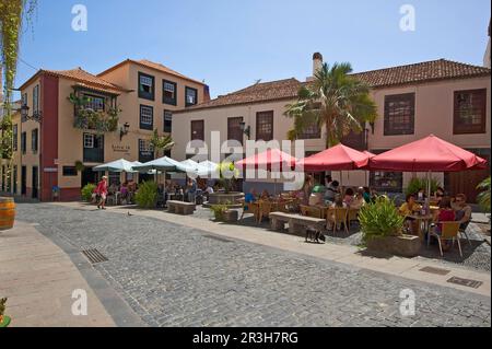 Placeta de Borrero nel centro storico di Santa Cruz de la Palma, la Palma, Isole Canarie, Spagna Foto Stock