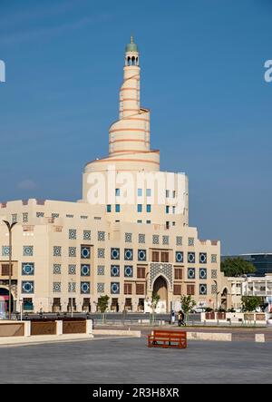 Spiral Mosque, Bin Zaid, Fanar Islamic Culture Center, Doha, Qatar Foto Stock