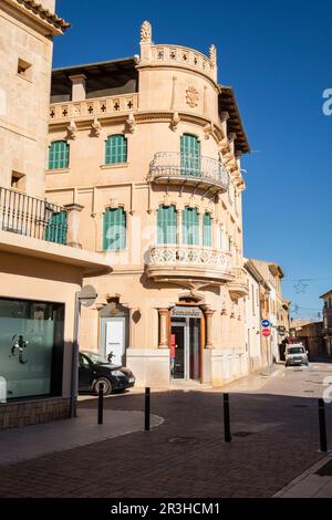 Cas Sant, Campos, Maiorca, isole Baleari, Spagna. Foto Stock