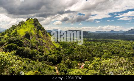 Foto d'archivio ad alta risoluzione delle montagne dello Sri Lanka Foto Stock