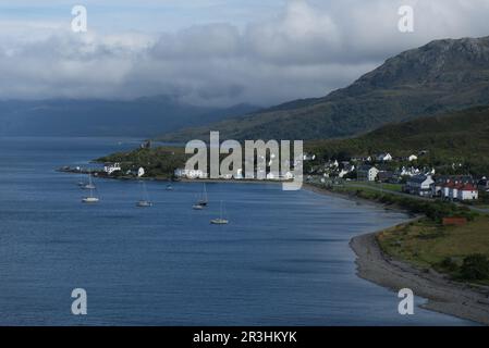 Kyleakin, Castello di Moil, Isola di Skye, Highland, Schottland, GroÃŸbritannien Foto Stock