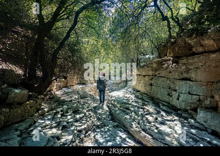 Trekking sulla Via Licia, Finike, Turchia Foto Stock