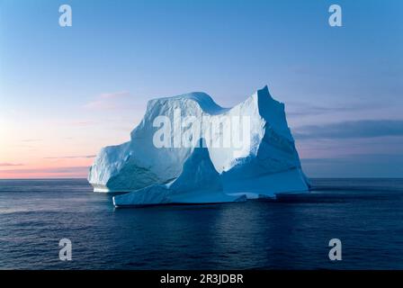Iceberg nel Mare del Labrador, Canada Foto Stock