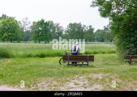 La campagna fuori Berlino a Gatow Foto Stock