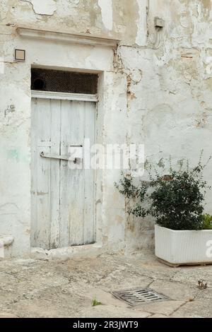 Vecchia porta a Martina Franca, Puglia, Italia Meridionale Foto Stock