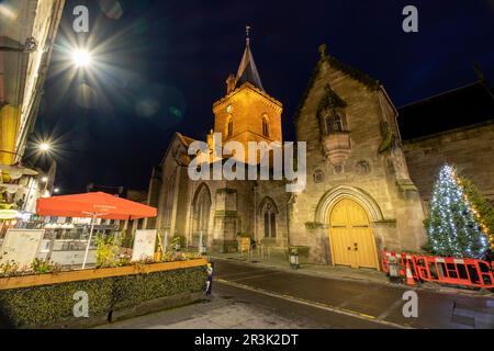 San Giovanni Kirk ( Iglesia de San Juan Bautista), siglo XII, Perth, condado de Perth and Kinross, altopiani, Escocia, Reino Unido. Foto Stock