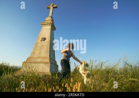 Puig de Santa Eugènia. Es Pla.Mallorca.Baleares.España. Foto Stock