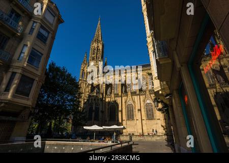 catedral del Buen Pastor de San Sebastián , siglo XIX, San Sebastian, Guipuzcoa, Euzkadi, Spagna. Foto Stock