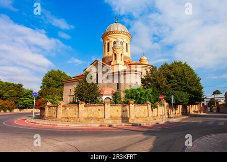 Gori Cattedrale di Santa Maria nel centro storico di Gori. Gori è una città della Georgia orientale, che funge da capitale regionale di Shida Kartli. Foto Stock