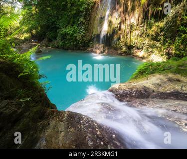 Cascata nelle filippine Foto Stock