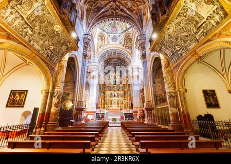 Granada, Spagna - 20 ottobre 2021: Monastero di San Girolamo o Jeronimo Monasterio nella città di Granada, nella regione dell'Andalusia in Spagna Foto Stock