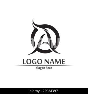 Un modello di lettera icona vettore illustration design Illustrazione Vettoriale