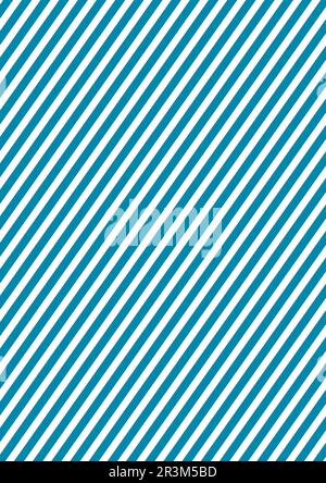 Strisce diagonali blu sul bianco. Foto Stock