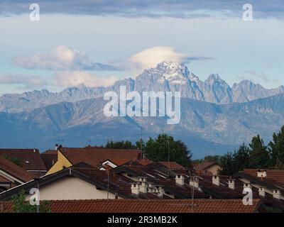 Monte viso o Monviso Foto Stock