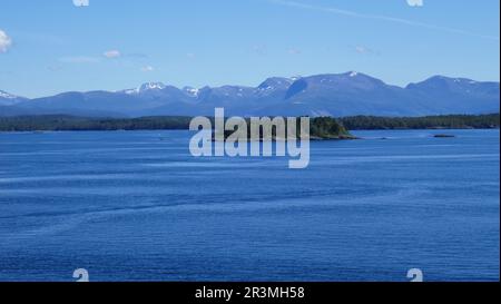 Isole dell'arcipelago di Moldefjord, Norvegia Foto Stock